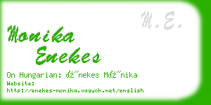 monika enekes business card